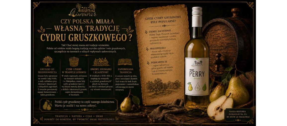 Czy Polska miała własną tradycję cydru gruszkowego ?