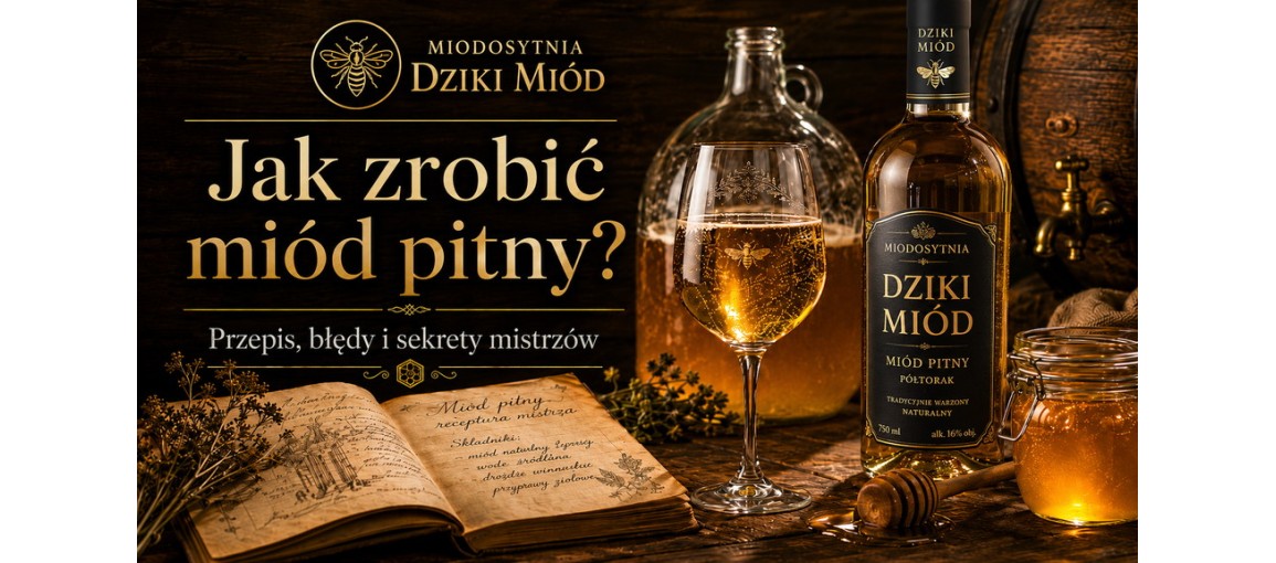 Jak zrobić miód pitny dlaczego większość robi to źle