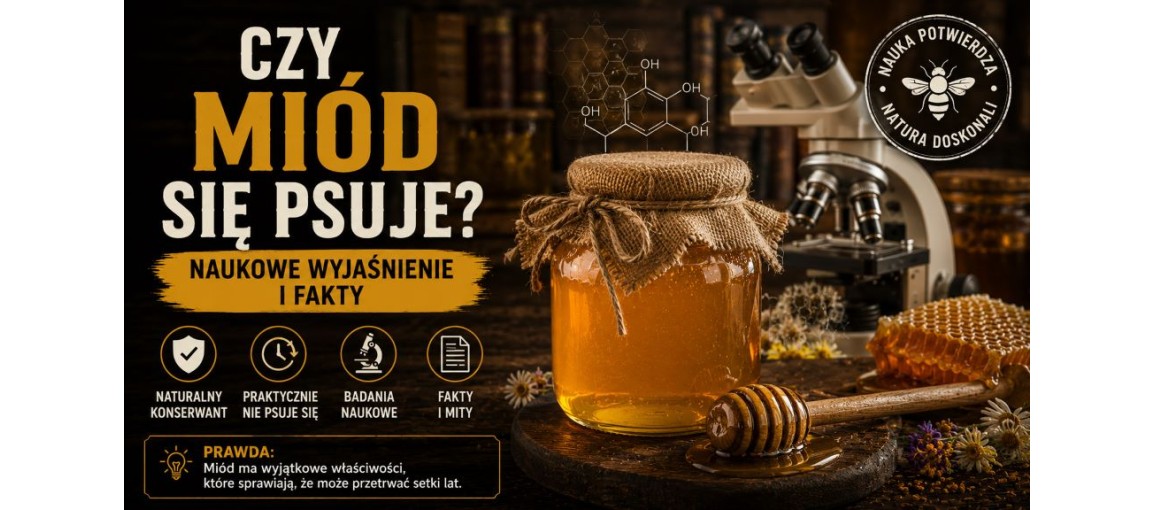 Czy miód się psuje? Naukowe wyjaśnienie i fakty