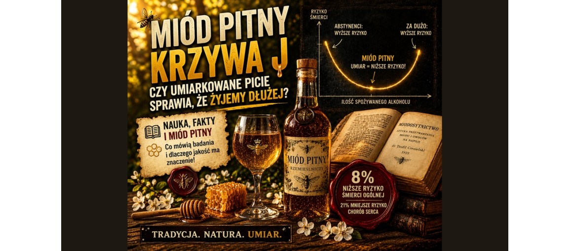 Czy miód pitny jest zdrowy? Krzywa J i prawda o alkoholu