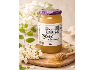 Miód Akacjowy 1kg - Najlepszy Miód dla Dzieci